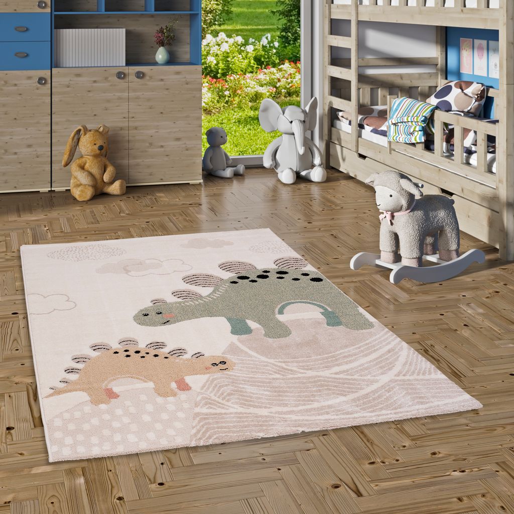 Kinder Teppich Happy Kids Dino Stegosaurus, Größe:160x230 Produktbild 