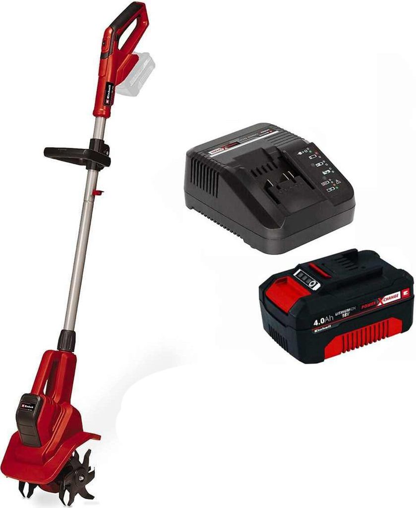 Einhell Akku-Bodenhacke GE-CR 18/20 Li E- 18V Akku 4.0 Ah / Ladegerät