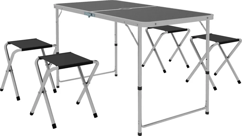 Set de pique-nique pliable pour 4 personnes - Table de camping 120x60