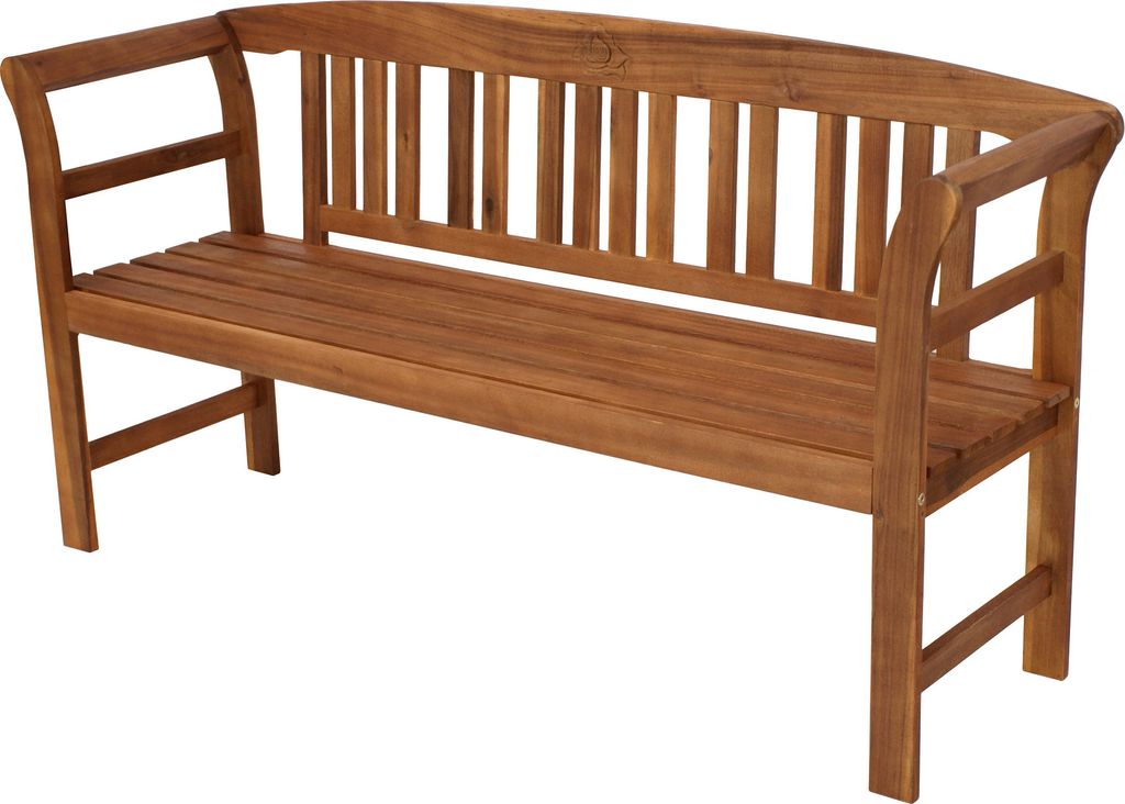 TPFGarden GARTENBANK / Holzbank Rosali 157cm 3-sitzer aus Akazie massiv - Holz von höchster Qualität - Farbton: Akazie Braun - - - 1 Stück