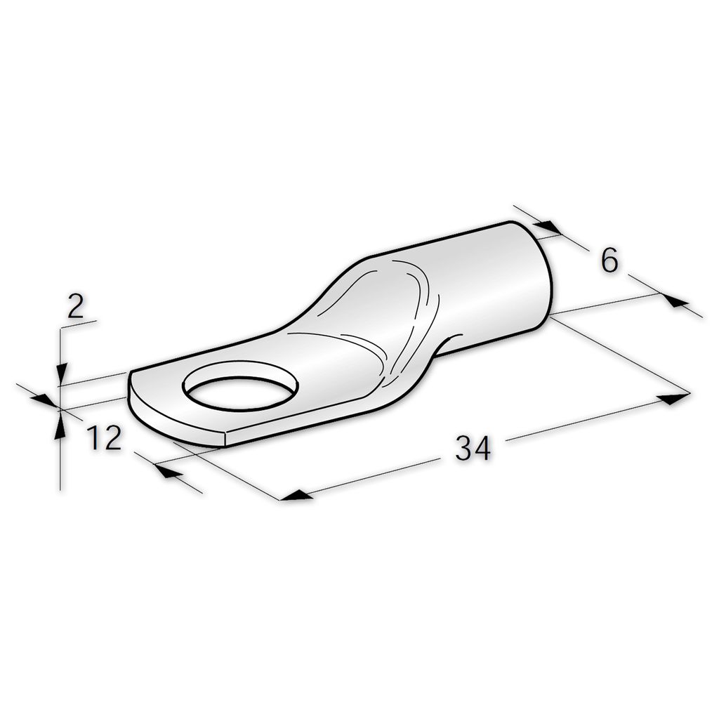 120-teiliges Kabelschuh-Set – Rohrkabelschuhe 6–25 Mm² + Schrumpfschlauch – Für Auto, Boot & Motorrad – Verzinntes Kupfer