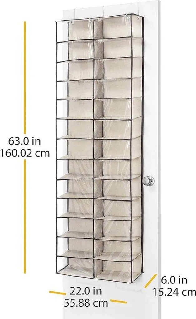 Organisateur de chaussures pour porte de dressing - Gain de place optimal