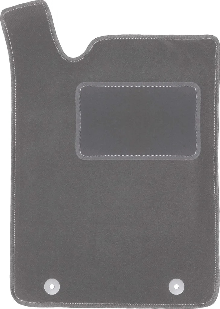 Tappetino conducente in velluto grafite compatibile con Citroen Xantia X1 / X2 (1993-2001, break, station wagon, liftback) – con fissaggi – su misura