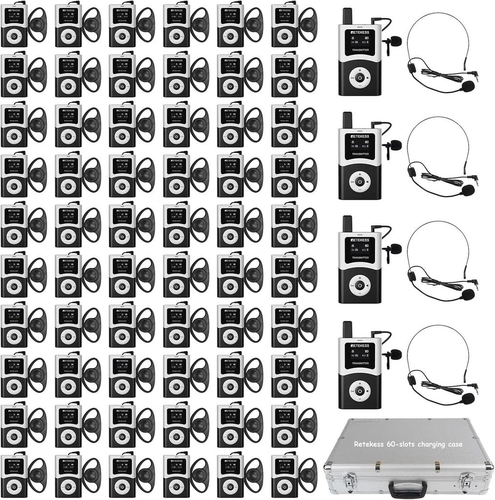 Sistema di guida turistica Retekess T130U, sistema audio Immagine del prodotto 