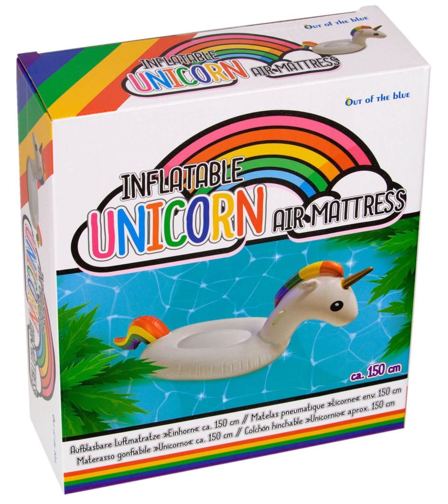 Einhorn Luftmatratze aufblasbar Reittier Unicorn Produktbild 