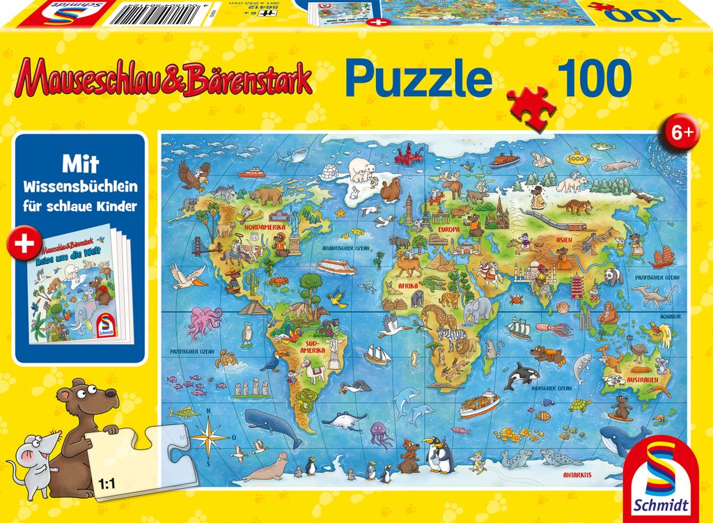 Puzzle 100T. Reise um die Welt