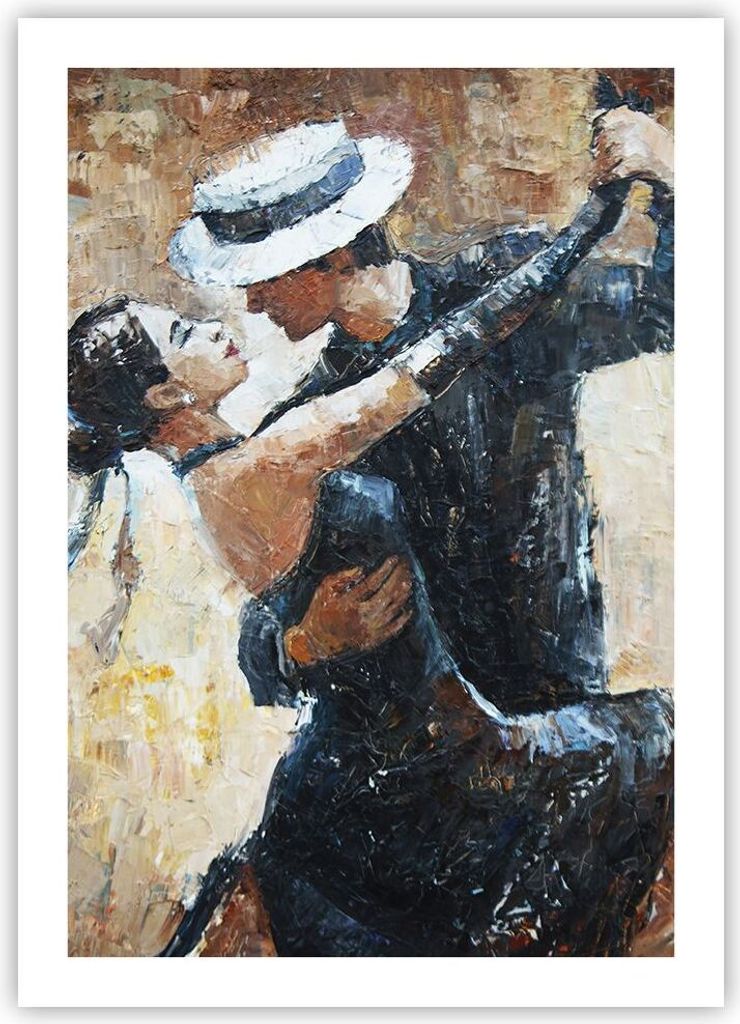 Poster - Poster ohne Rahmen - tanzen sie - 50x70 cm - Wand Bild - Wanddeko - Wandbilder - Kunstposter - Wandposter - Bilder - Kunstdruck - Wanddeko...