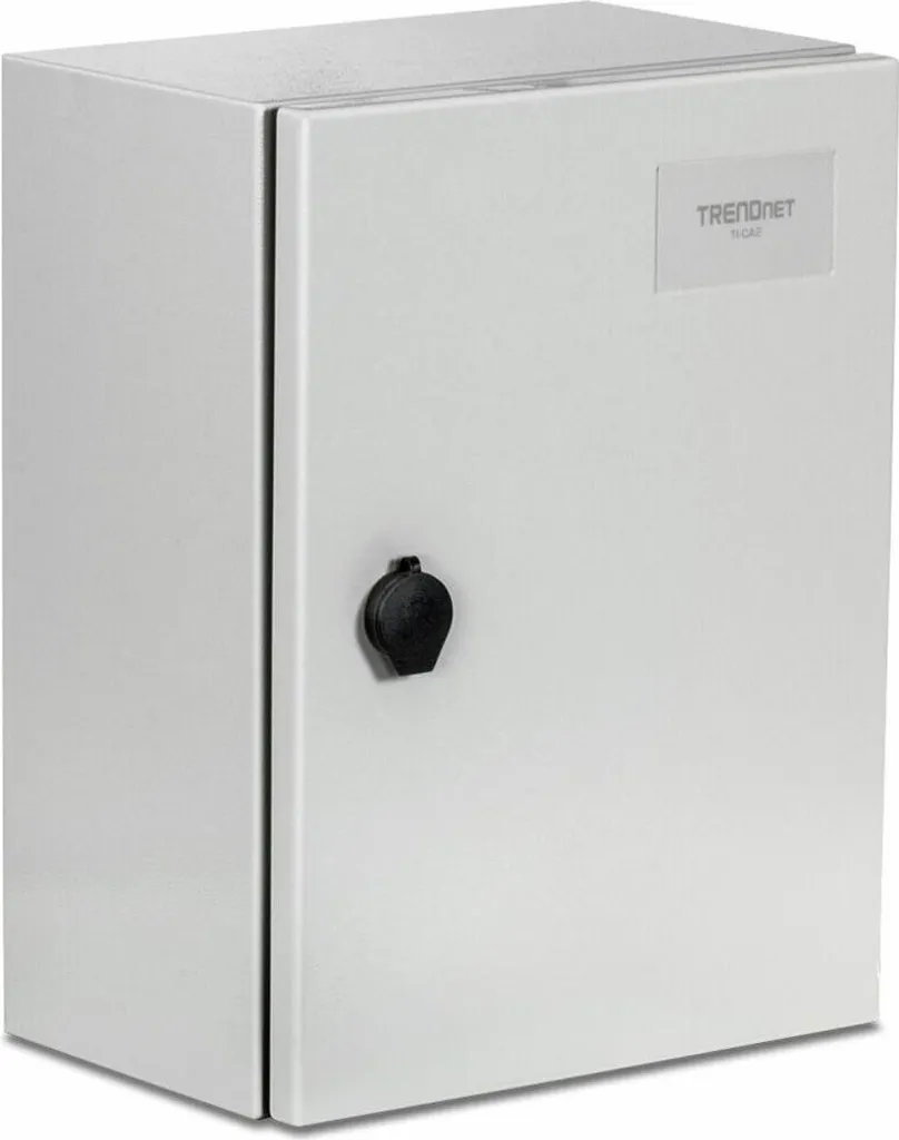 Boîtier en acier IP66 TRENDnet TI-CA2 avec porte battante verrouillable