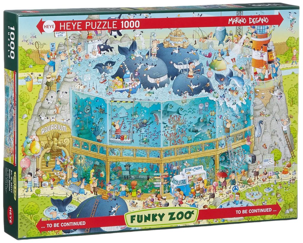 Heye Puzzle Ocean Habitat, 1000 Teile, 1000 Stück(e), Kunst Produktbild 
