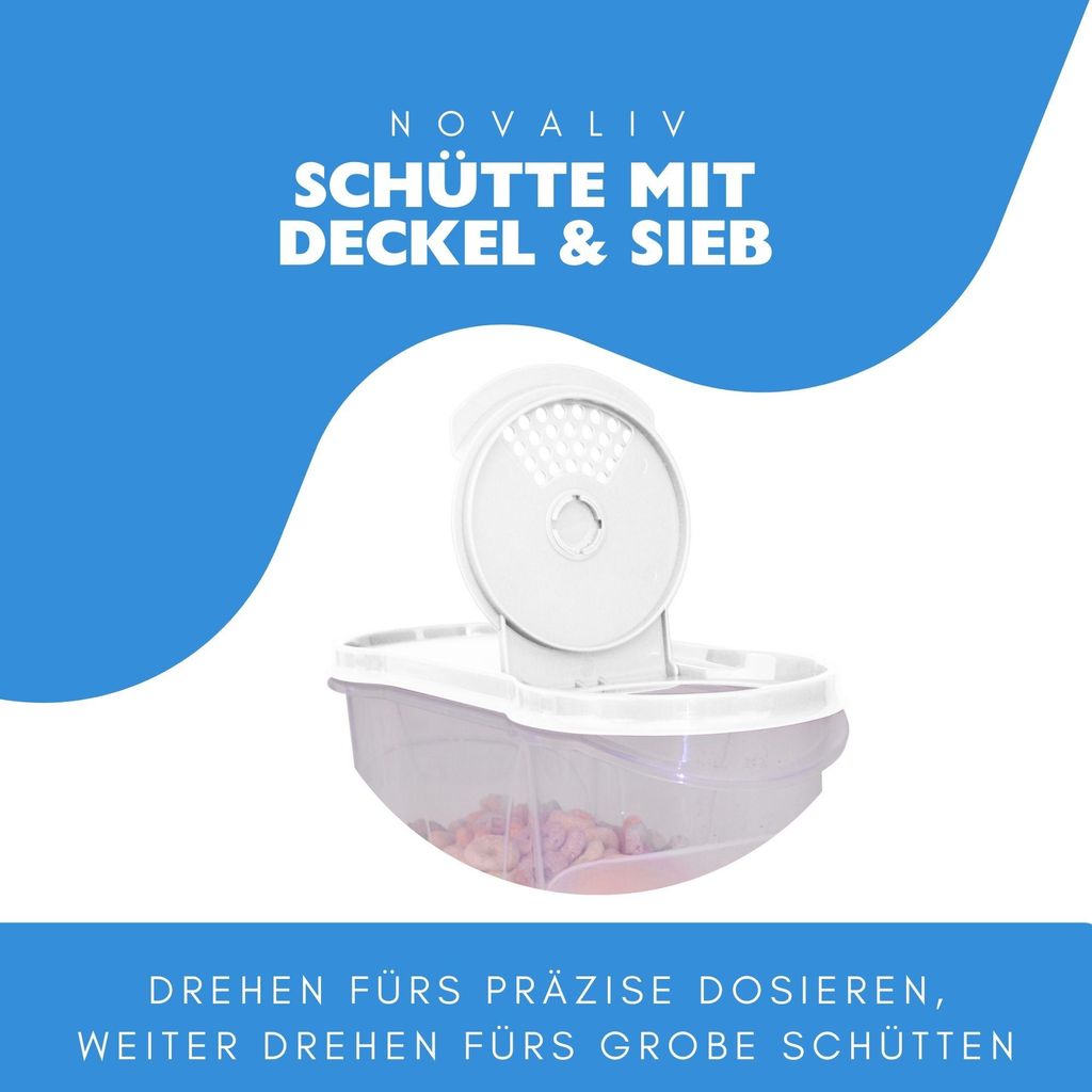 Novaliv plechovky na sypané potraviny 2er SET plechovka na Obrázok produktu 