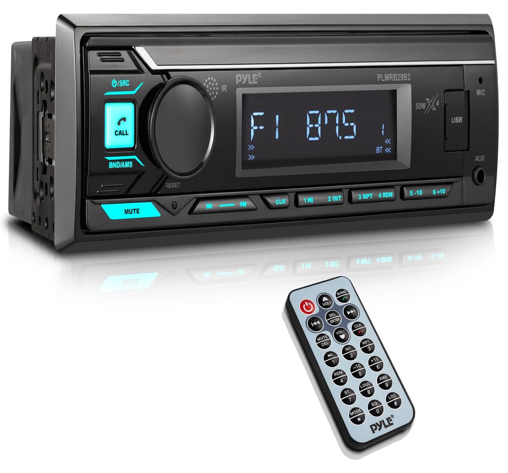 Ricevitore radio marine Pyle con Bluetooth, vivavoce, USB e Immagine del prodotto 