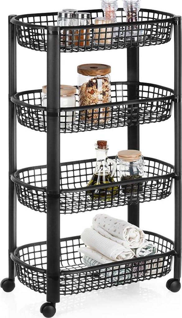 Mobiele keukenkast van Excellent Houseware, kunststof, Productafbeelding 