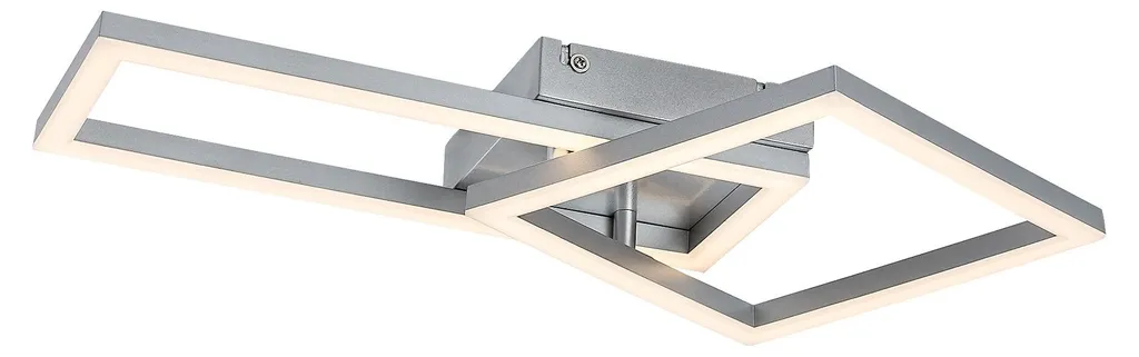 Plafonnier Ellinor LED 24W Rabalux 71381 en métal chromé et plastique