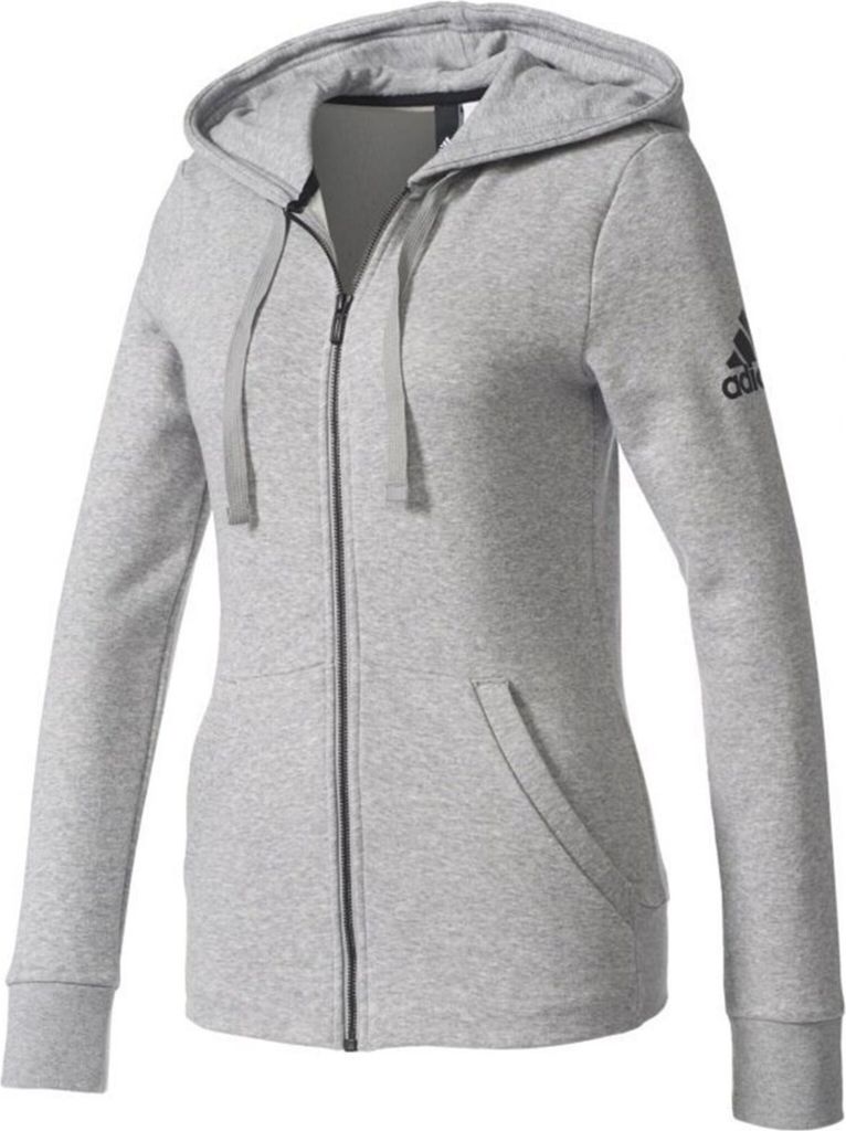 Adidas Sweatshirts Essentials Solid Full Zip Hoodie W, S97086, Größe: 152