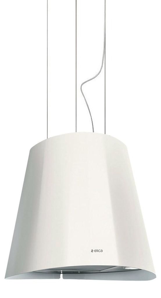 Dekorative inselhaube 50cm 620m3/h weiß Elica PRF0071972D Produktbild 