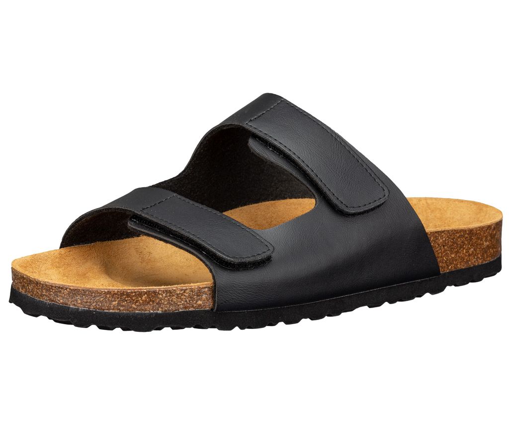 Lico Bioline Velcro Sabots Unisex Per Bambini E Ragazzi – Ciabatte Con Suola EVA E Soletta In Pelle, Chiusura Regolabile