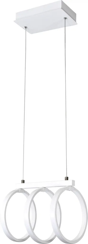 Lustre Linéaire LED Blanc FLINT 120 cm - 34W / 2100lm | Polux Design