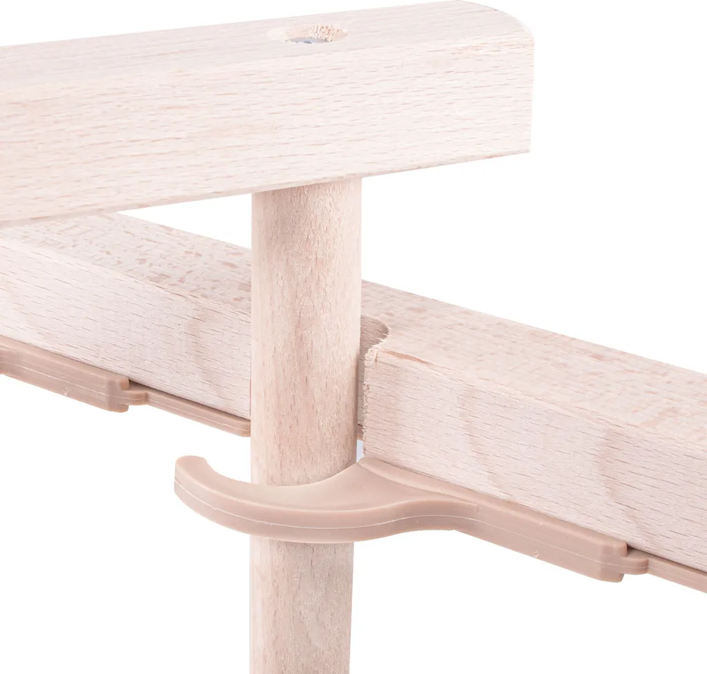 Sedia a Sdraio Pieghevole in Legno di Faggio a Righe | Relax da Balcone - 4