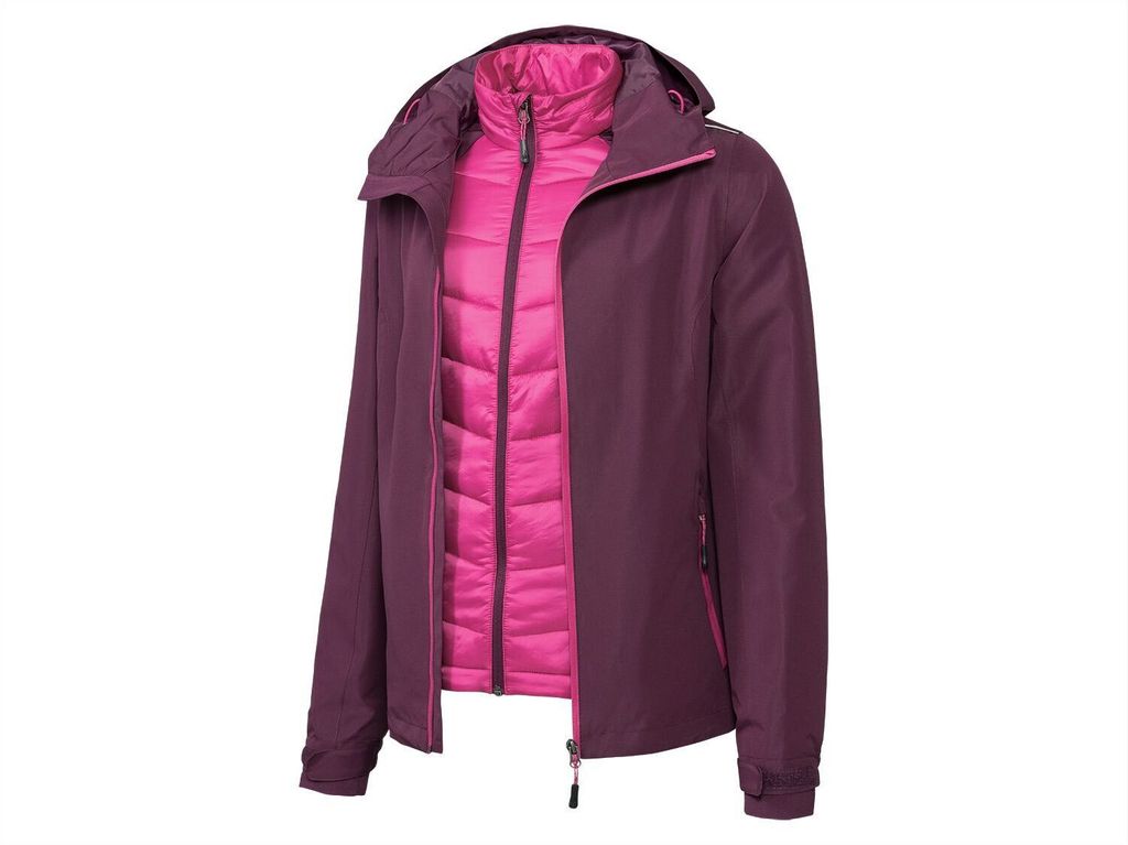Crivit Multi Funktionsjacke 2-in-1 Outdorjacke - Kapzue Produktbild 