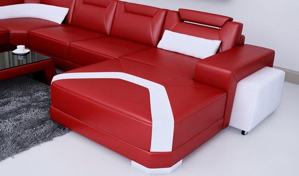 Wohnlandschaft U Form Sofa Eckgarnitur Eckcouch Ecksofa Couch Garnitur Polster
