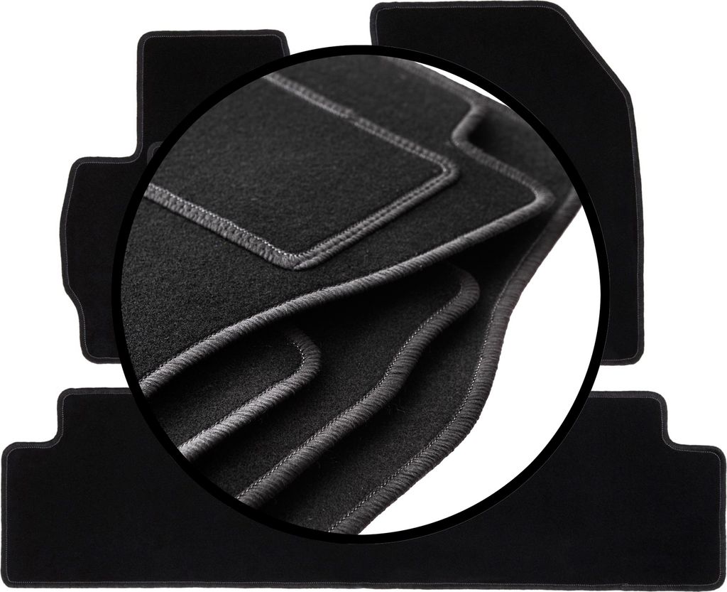 Komplettset Veloursmatten für: Mazda 5 I Minivan (2005-2010)