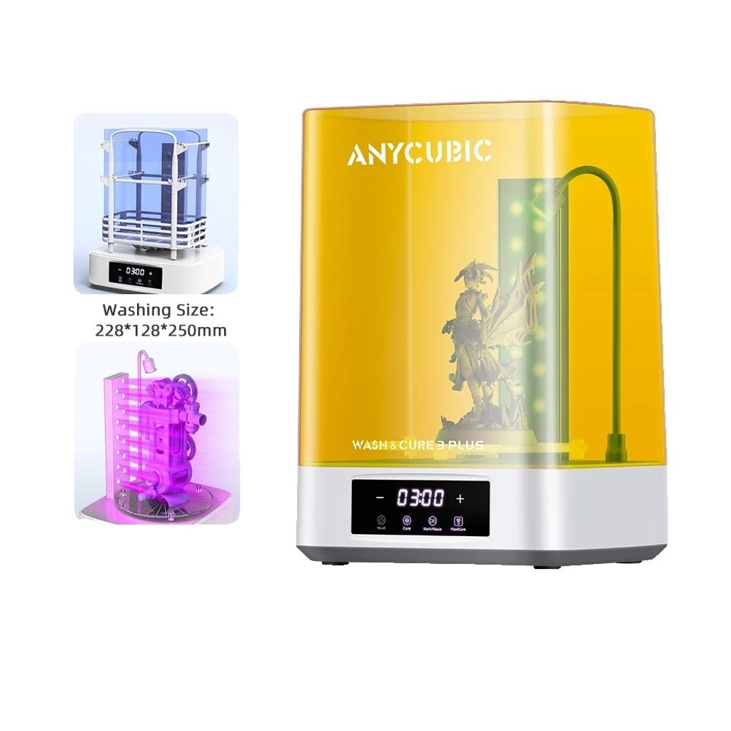 Anycubic Wash & Cure 3 Plus, funkcja utwardzania, pralka, Zdjęcie produktu 