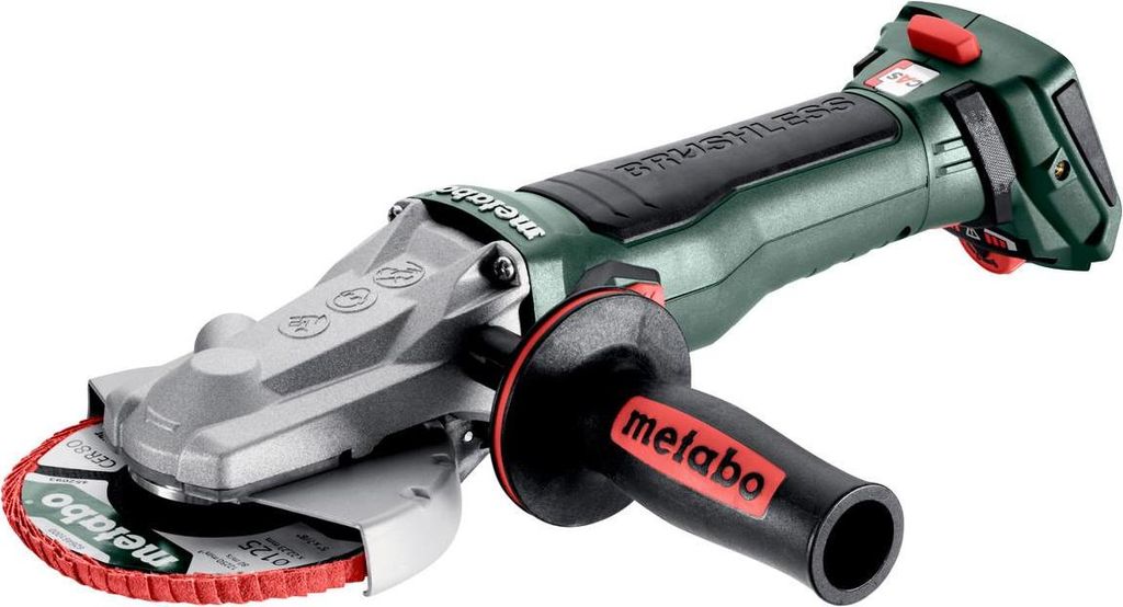 Metabo Akku-Flachkopf-Winkelschleifer WVBF 18 LT BL 11-125 Quick*Ak.Fl.WS TV00