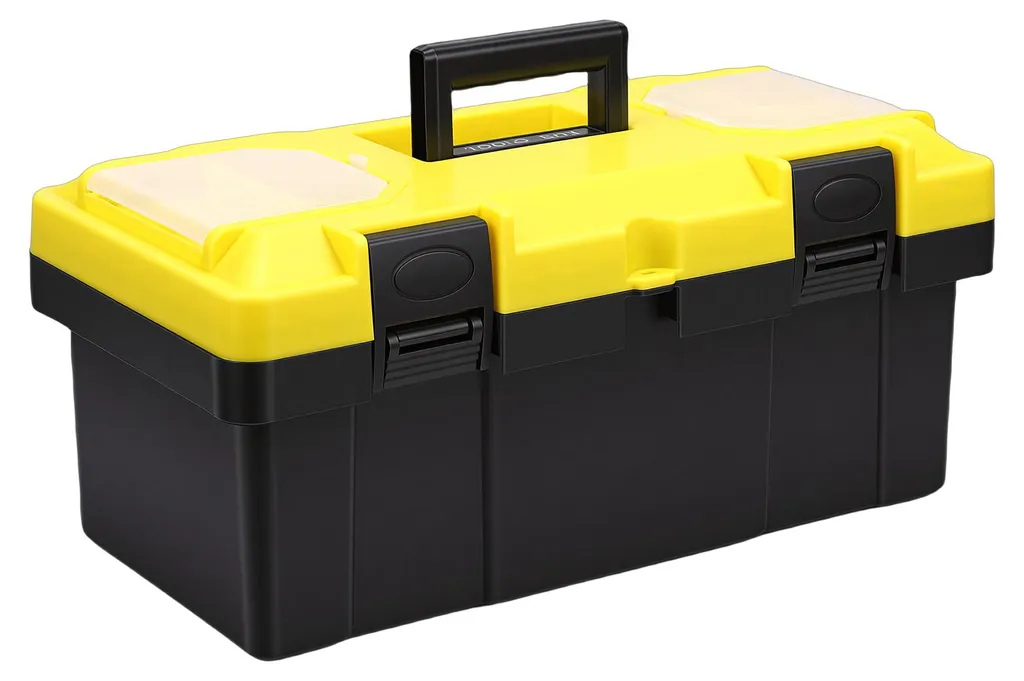Mallette de rangement outils 19" avec insert amovible et couvercle