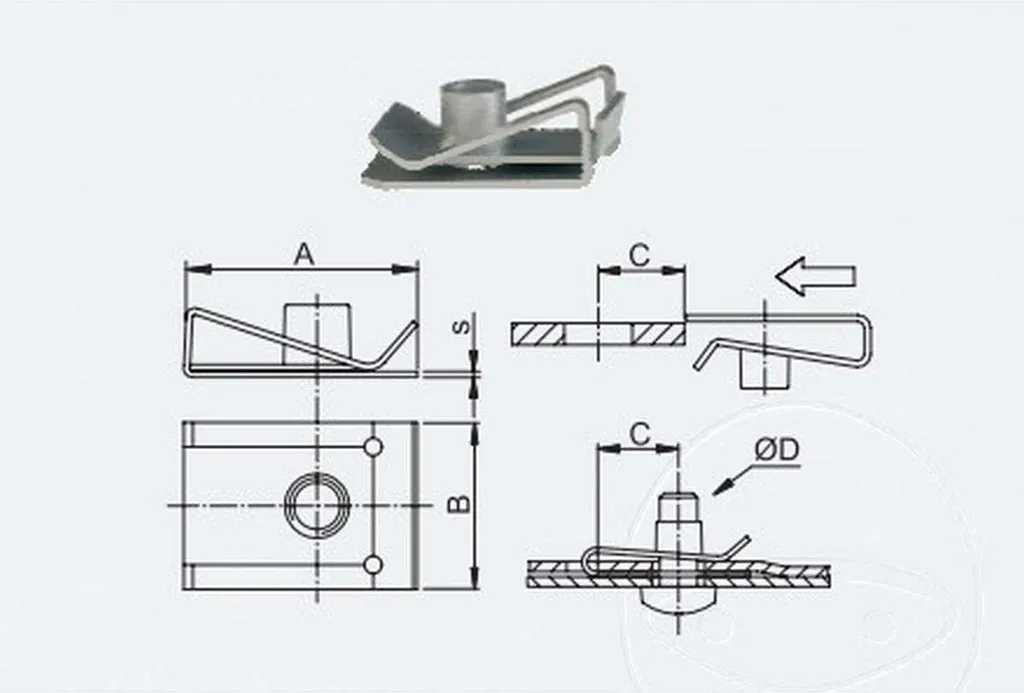Dadi M6 JMP Kit da 10 - L'Indispensabile per Restauri e Riparazioni Moto