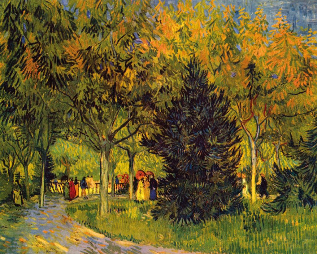 Vincent Van Gogh Kunstdruck Bild - Allee Im Park, 1888 (40 x 50 cm)
