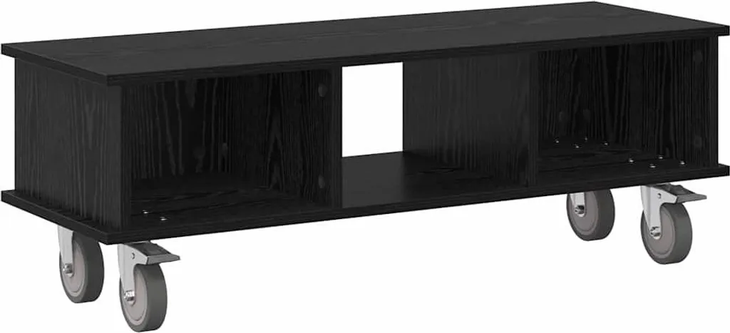 Mobile Porta TV Rovere Nero 100x35x35 cm | vidaXL Design Moderno