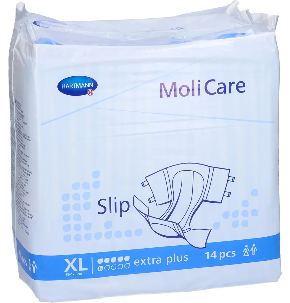 Slip Incontinence 6 Gouttes MoliCare Extra Hartmann - 14 Changes - 6