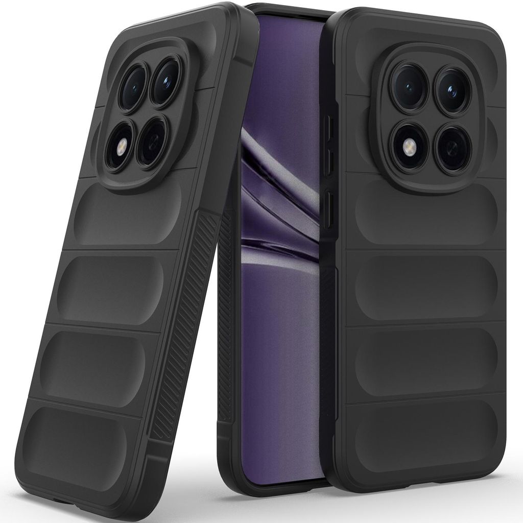Handyhülle für Xiaomi Redmi Note 15 Pro 5G Weich TPU Silikon Stossfest Anti-rutsch Hülle Schwarz
