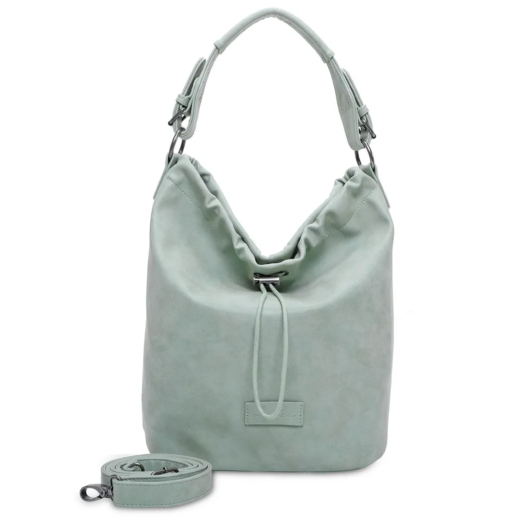 Fritzi aus Preußen Poppi04 Hobo Bag Lime Verde - Borsa a Tracolla Vintage