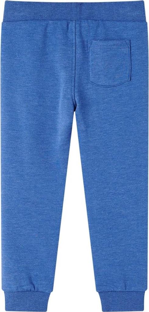 vidaXL Kinder-Trainingshose Blau Melange 128