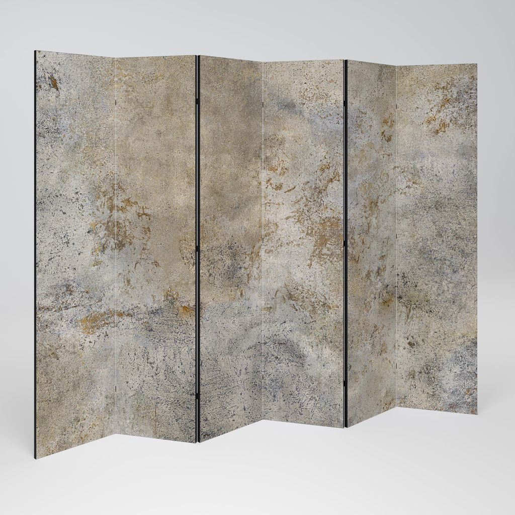 SpaceRebels Paravent Raumteiler - 6-teilig Raumtrenner, Druck 1-Seite - Raumtrenner - Trennwand Wohnung - Room Divider - Spanische Wand Deko Modern...