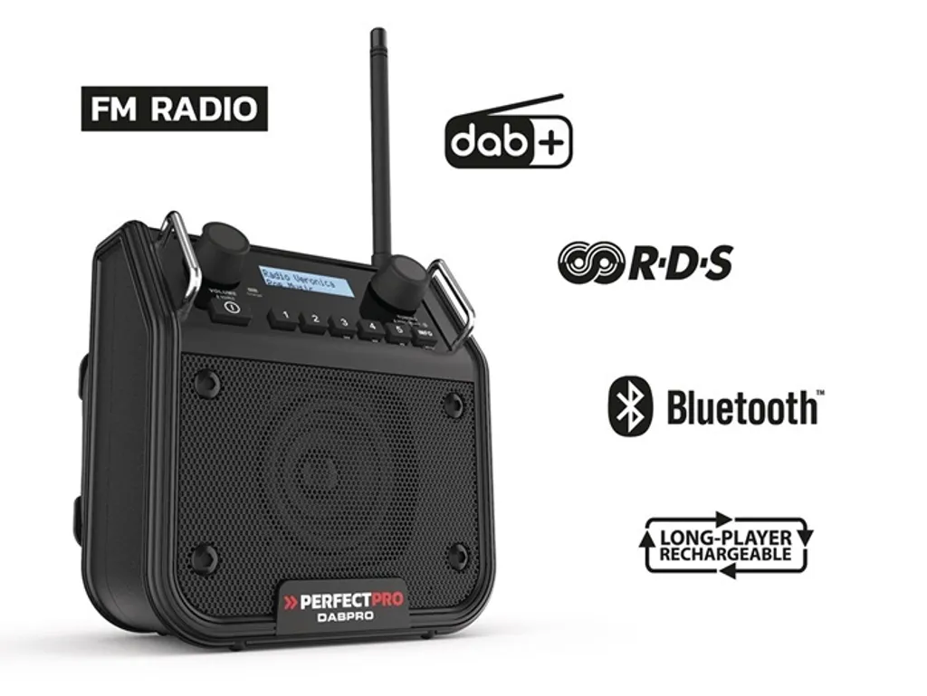 Radio de chantier PerfectPro DABPRO : finis les grésillements en DAB+ - 11