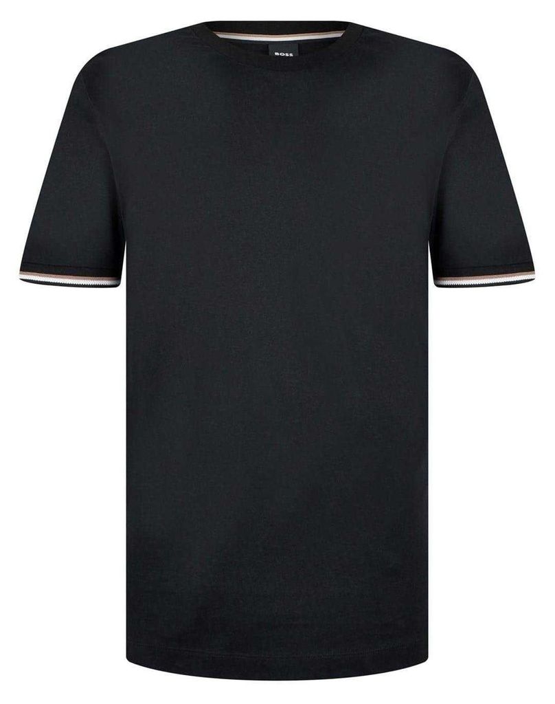 Boss - "Hbb Thompson 04" T-Shirt für Herren, Premium-Baumwolle, Regulär GT22077 (L) (Schwarz)