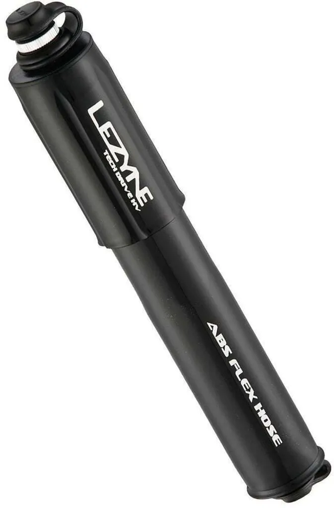 Pompe à main Lezyne Tech Drive HV pour pneus VTT et Gravel format compact