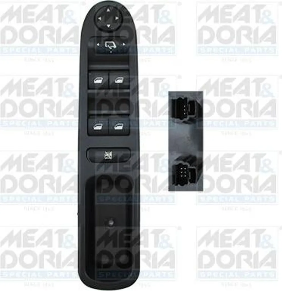 Interrupteur de Vitre Peugeot 307 - Réparer Commande 6554KT MEAT & DORIA