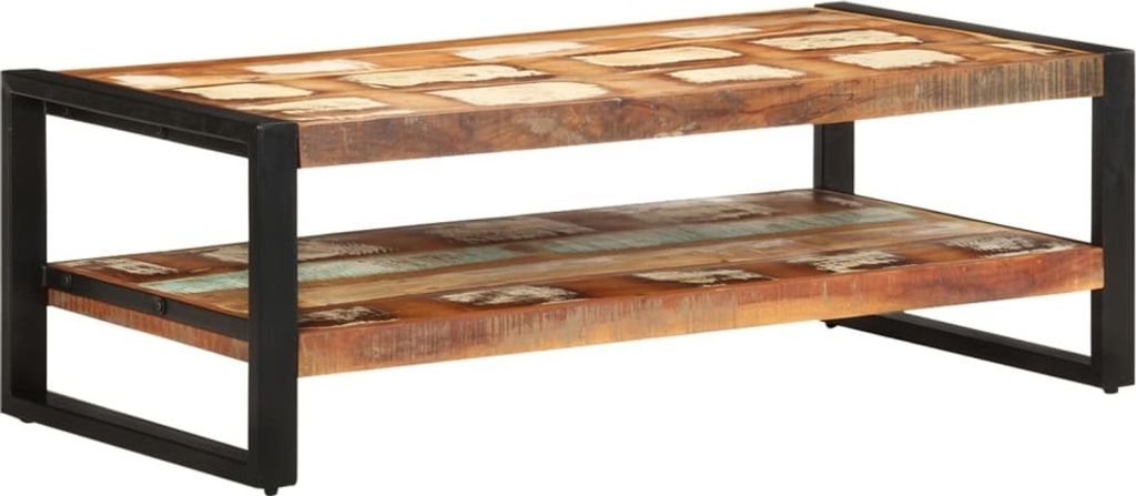 Couchtisch 120x60x40 cm Altholz Massiv