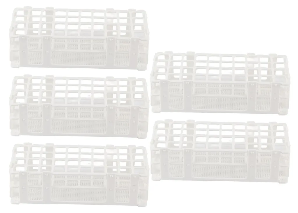 Support tube à essai amovible 40 trous pour prélèvements 20x20 mm