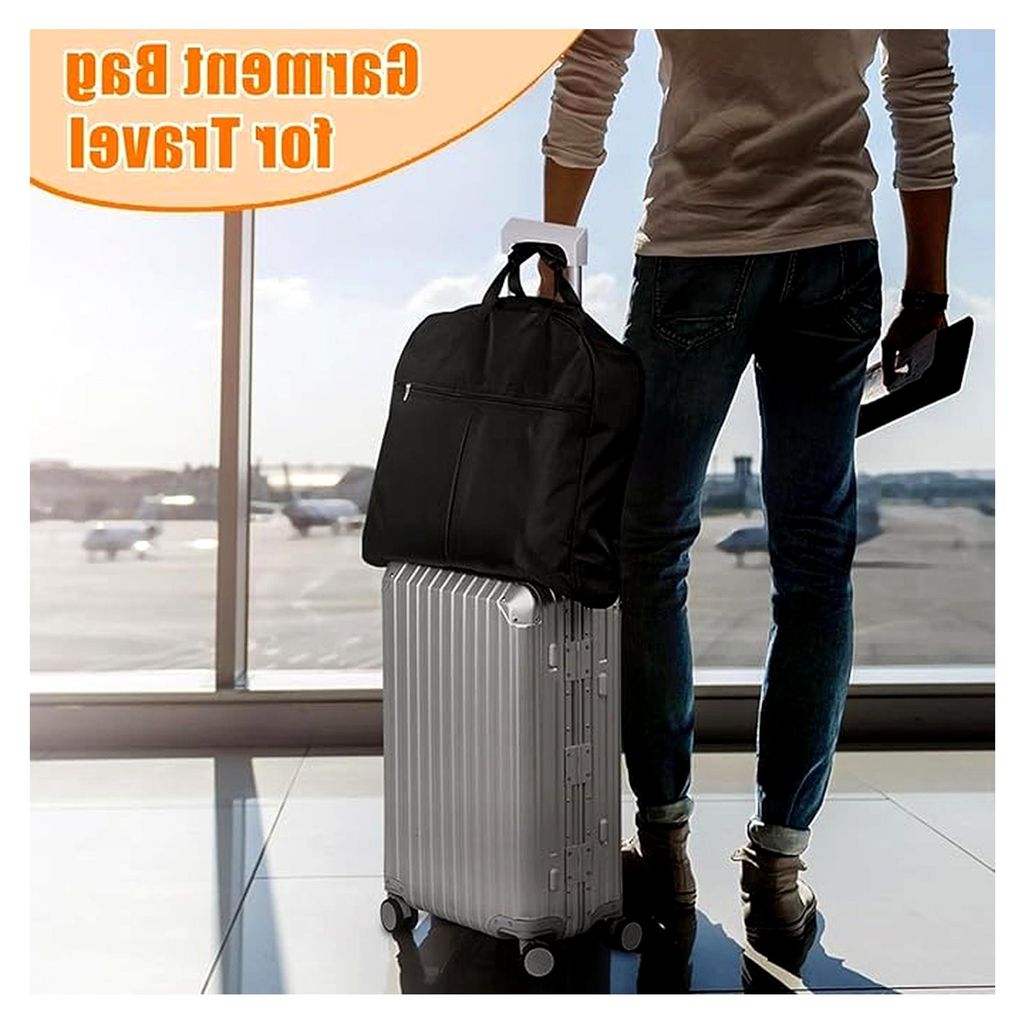109 cm Kleidersack für Reisen, Wasserdicht Kleidersack Anzug für Damen und Herren, Anzugtasche mit Tragegriff, Faltbare Kleiderhülle Reisetasche...