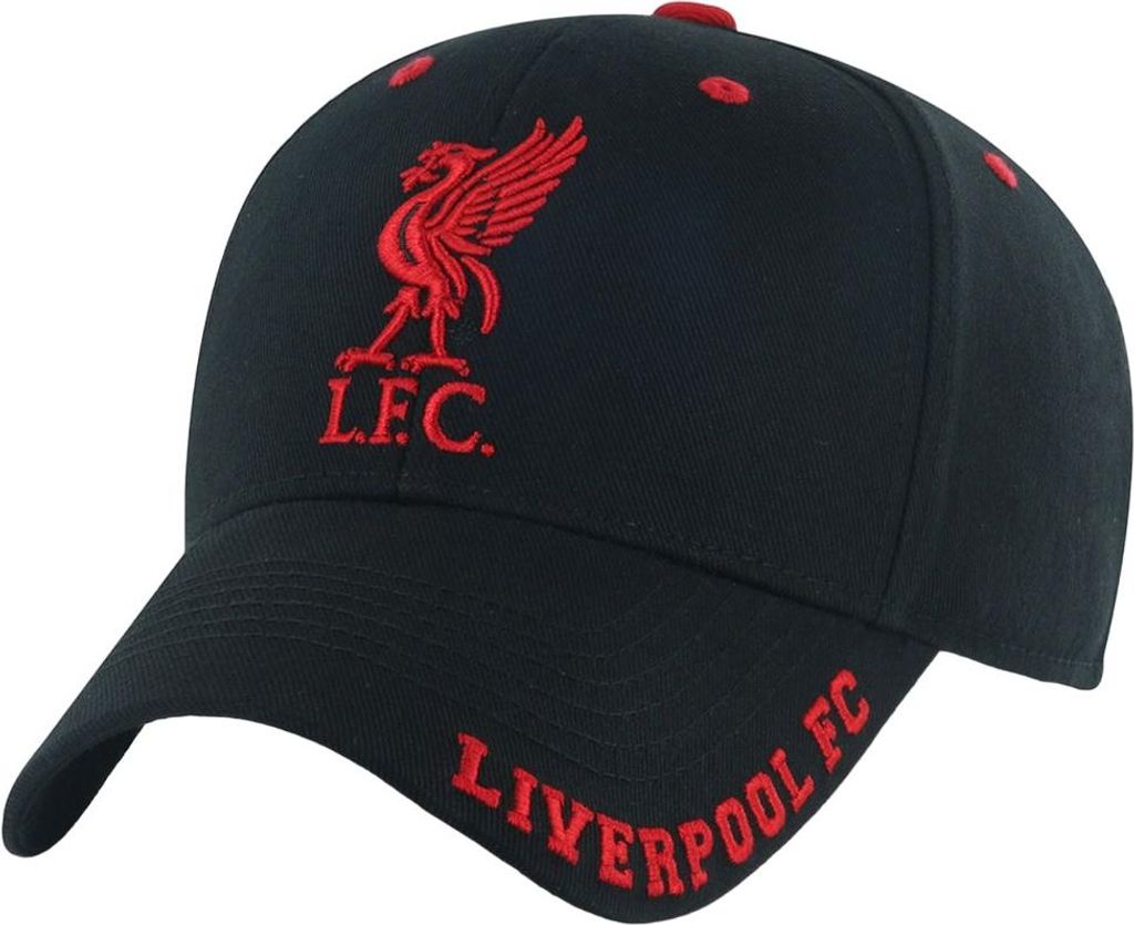 Liverpool FC - "Frost" Baseball-Mütze für Herren/Damen Uni TA11067 (Einheitsgröße) (Schwarz/Rot)