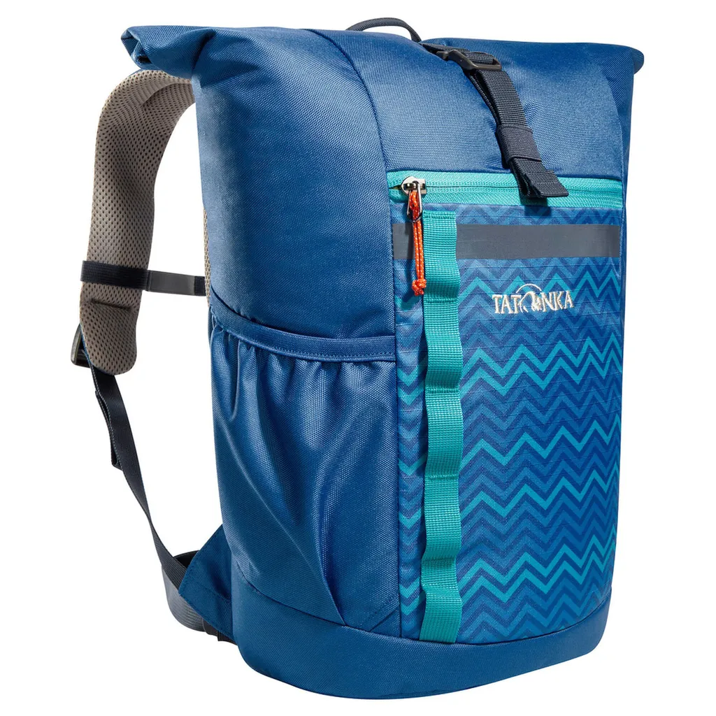 Sac à dos Tatonka Rolltop Pack JR 14 Junior bleu pour loisirs créatifs