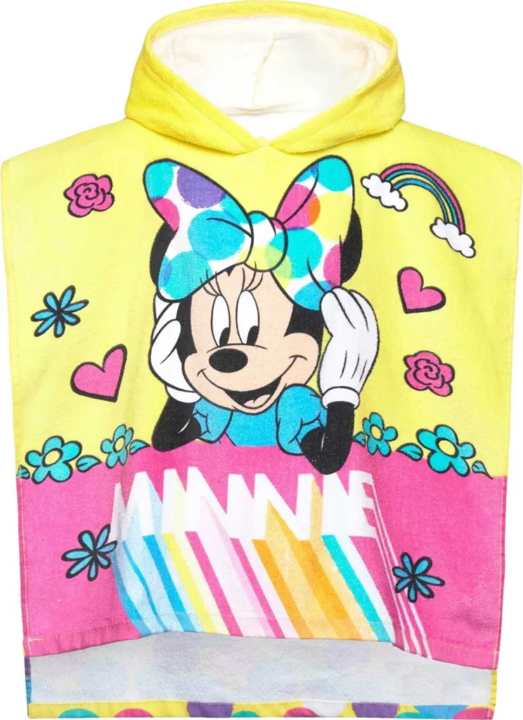 Poncho Mare Minnie Mouse 50x100 cm - Accappatoio Bimba Disney - 6