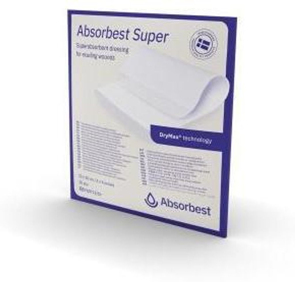 Absorbest Super superabsorb.Wundauflage 10x10 cm 10 St