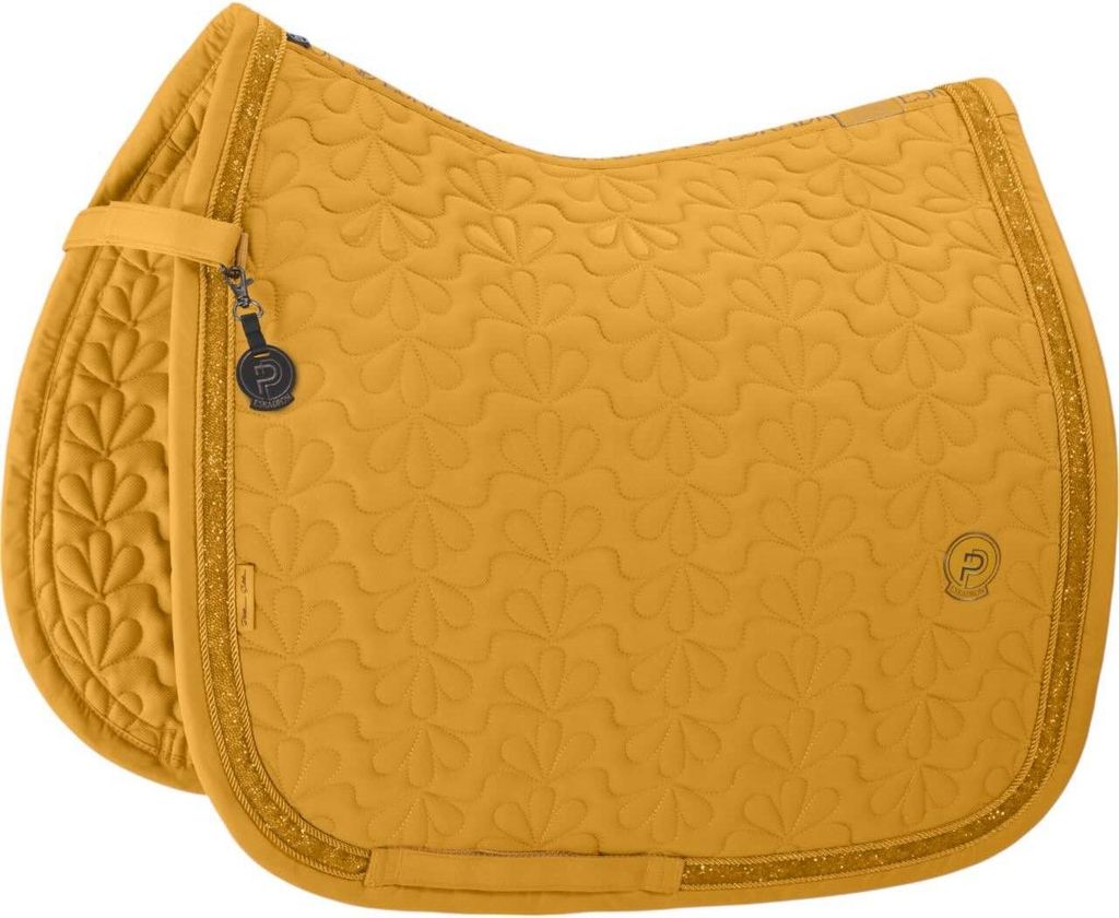 Eskadron Platinum Schabracke " SPARKLE JEWEL " Form - Dressur Farbe - golden yellow