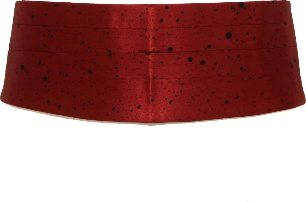 Cummerbund Messori 9688W : ceinture de smoking homme soie bicolore
