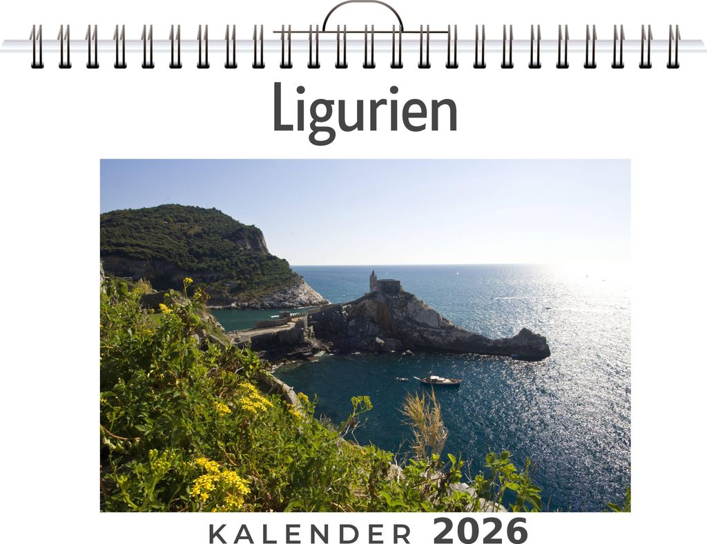 Wandkalender Ligurien: 12 hochwertige Motive aus der malerischen italienischen Region